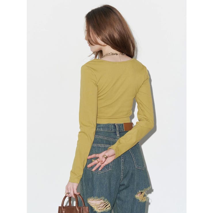 スクエアクロップドトップス | EVRIS | 詳細画像12 