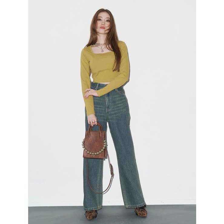 スクエアクロップドトップス | EVRIS | 詳細画像14 