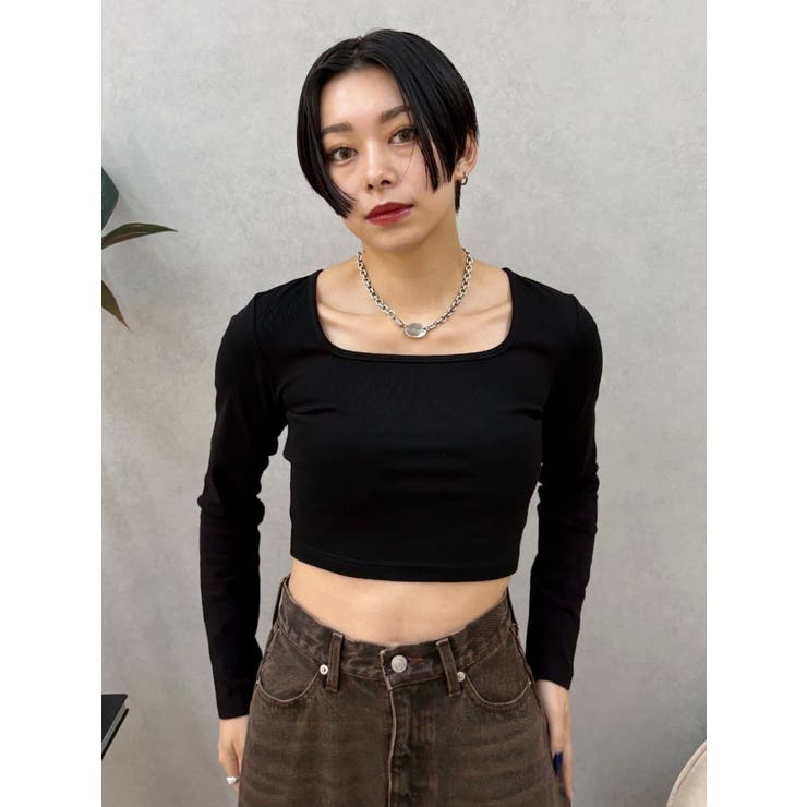 スクエアクロップドトップス | EVRIS | 詳細画像17 