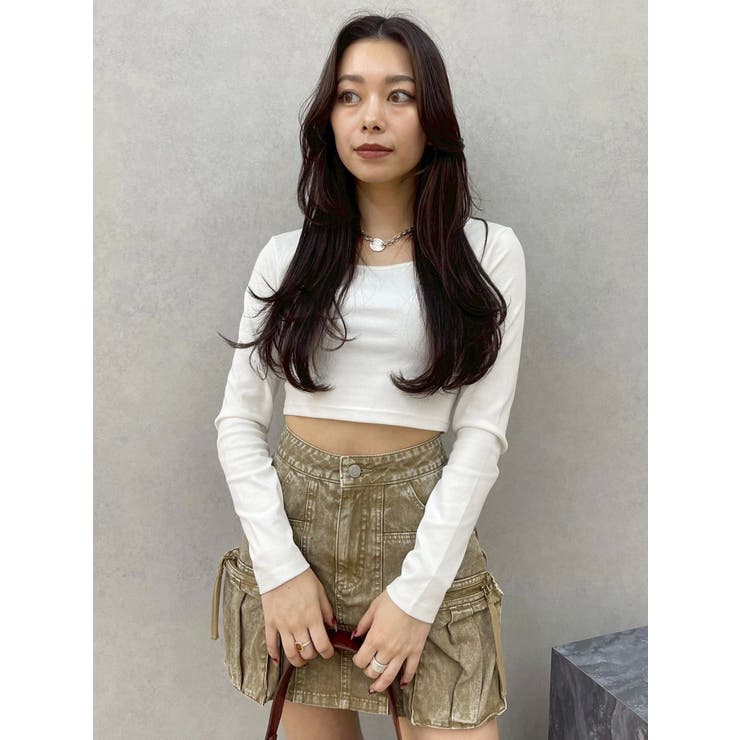 スクエアクロップドトップス | EVRIS | 詳細画像29 