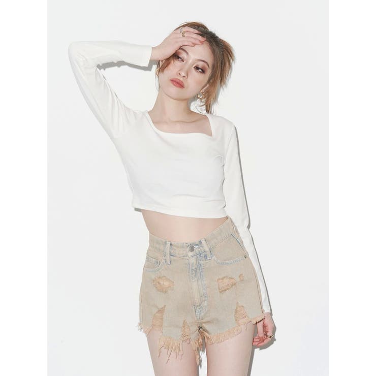 スクエアクロップドトップス | EVRIS | 詳細画像3 