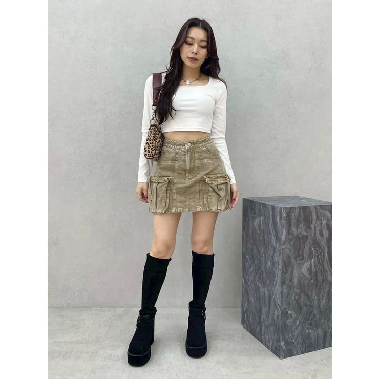 スクエアクロップドトップス | EVRIS | 詳細画像30 