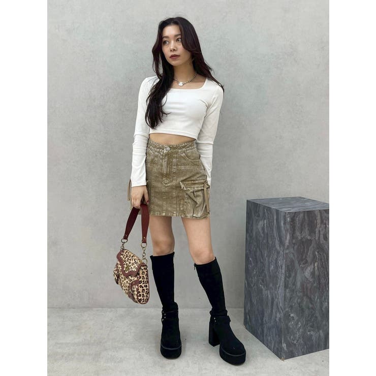 スクエアクロップドトップス | EVRIS | 詳細画像32 