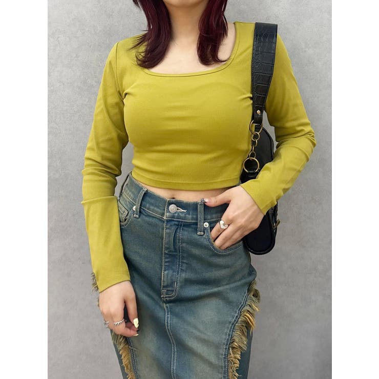 スクエアクロップドトップス | EVRIS | 詳細画像34 