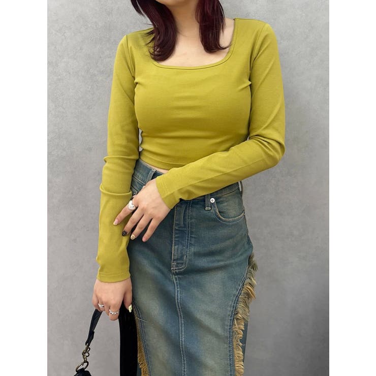 スクエアクロップドトップス | EVRIS | 詳細画像35 