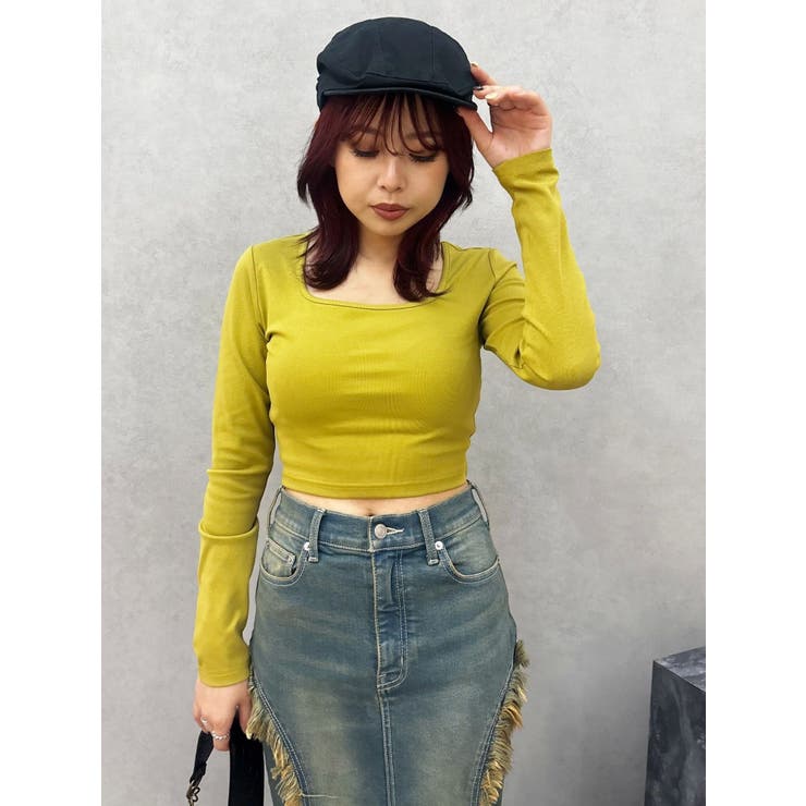 スクエアクロップドトップス | EVRIS | 詳細画像36 