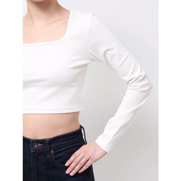 スクエアクロップドトップス | EVRIS | 詳細画像44 