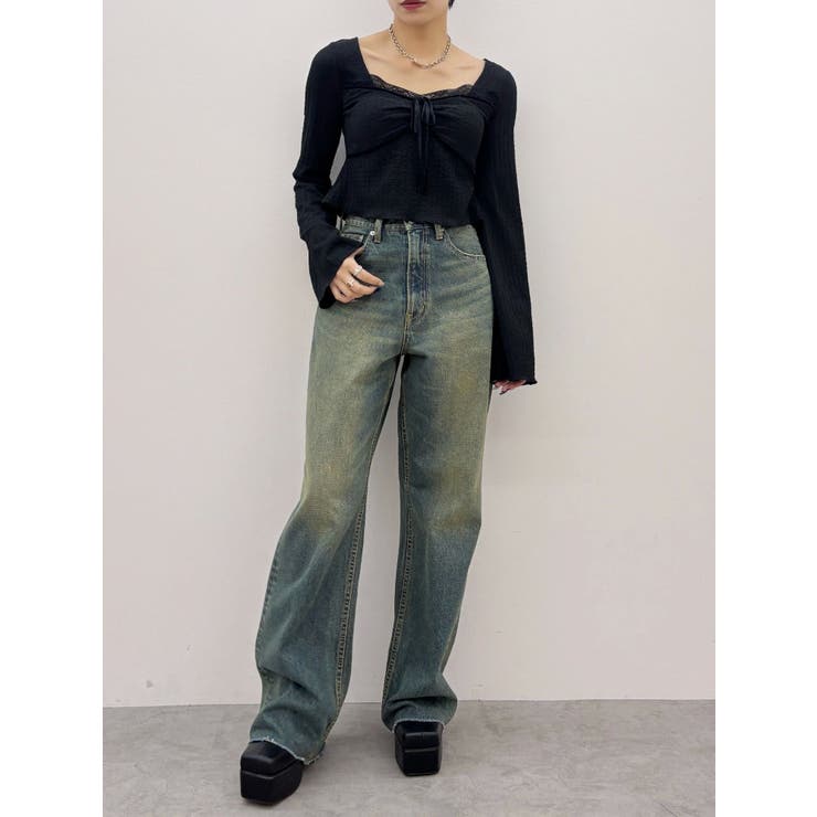 レースドッキングトップス | EVRIS | 詳細画像12 