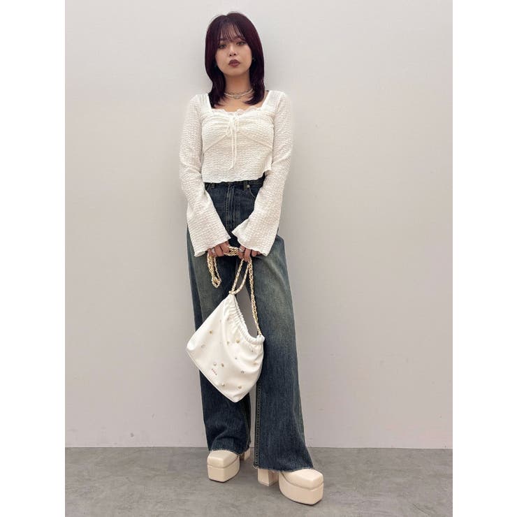 レースドッキングトップス | EVRIS | 詳細画像19 