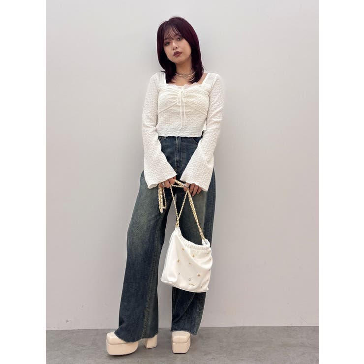 レースドッキングトップス | EVRIS | 詳細画像20 