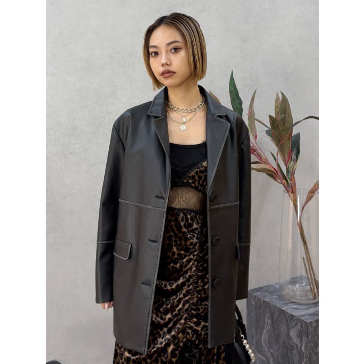 ブラック | ヴィンテージライクジャケット | EVRIS