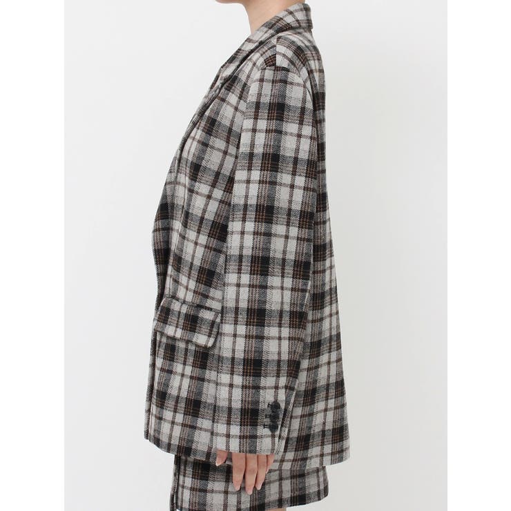 チェックルーズジャケット【セットアップ着用可能】 | EVRIS | 詳細画像27 