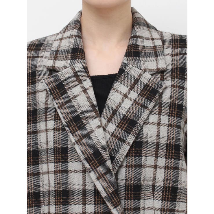 チェックルーズジャケット【セットアップ着用可能】 | EVRIS | 詳細画像29 