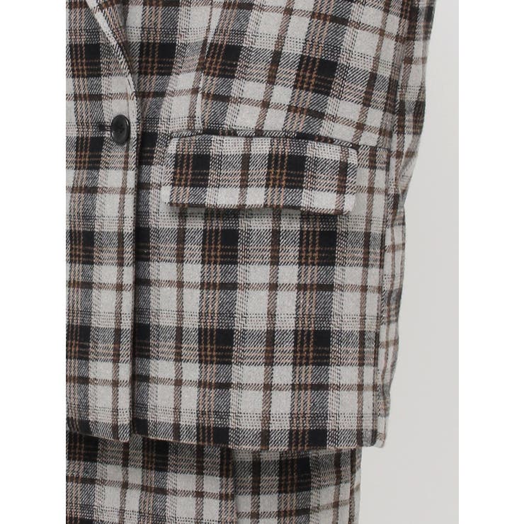 チェックルーズジャケット【セットアップ着用可能】 | EVRIS | 詳細画像33 