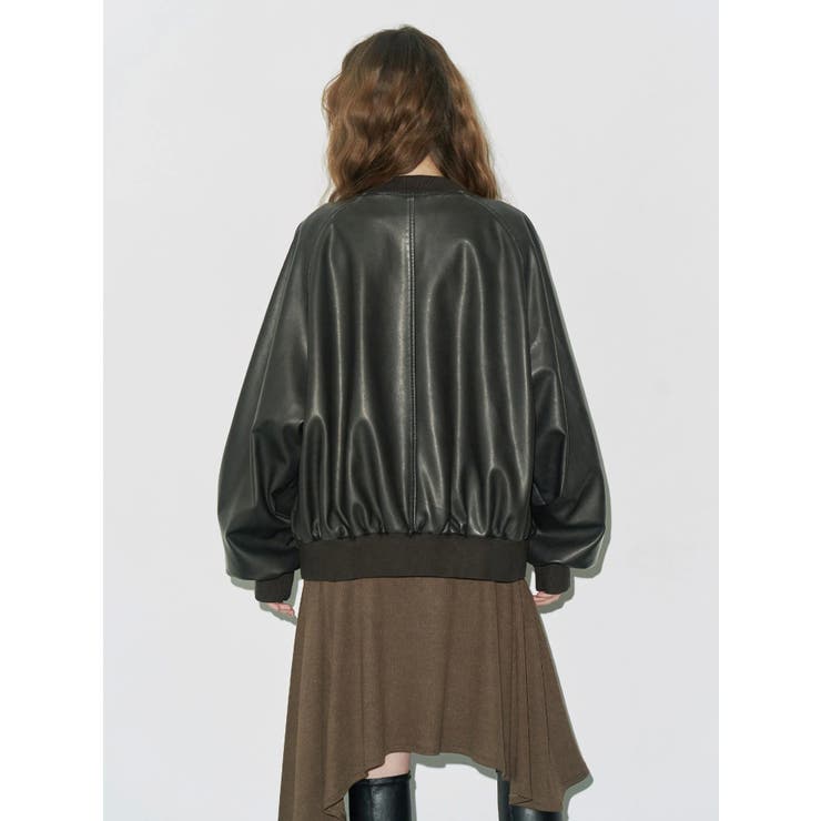 ヴィンテージライクフェイクレザーブルゾン【セットアップ着用可能】 | EVRIS | 詳細画像11