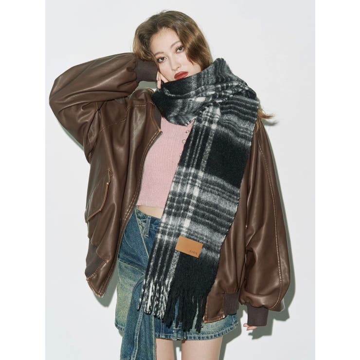 ヴィンテージライクフェイクレザーブルゾン【セットアップ着用可能】 | EVRIS | 詳細画像18