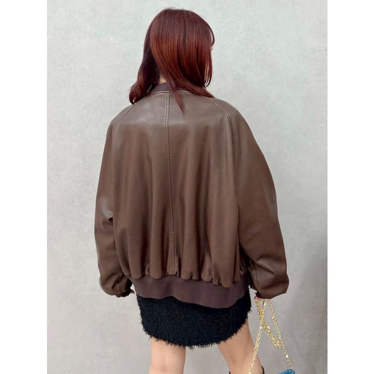ヴィンテージライクフェイクレザーブルゾン【セットアップ着用可能】 | EVRIS | 詳細画像33