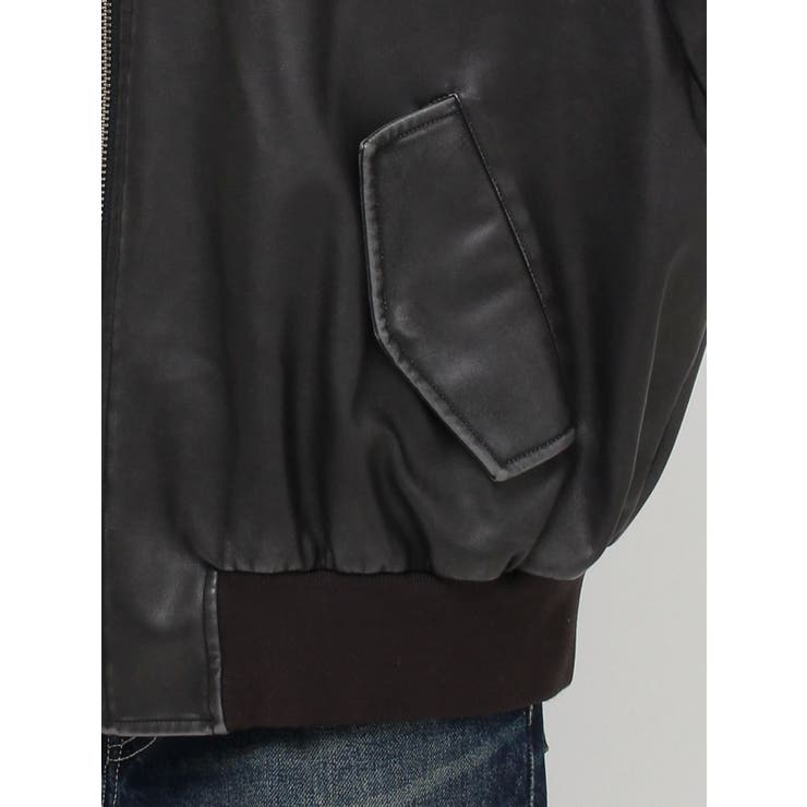 ヴィンテージライクフェイクレザーブルゾン【セットアップ着用可能】 | EVRIS | 詳細画像42