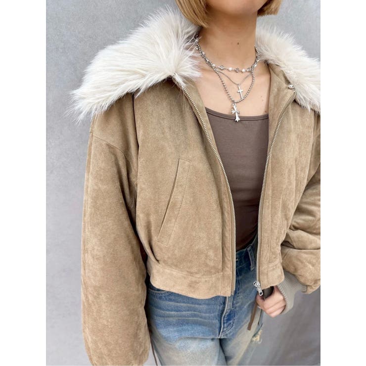 2WAYフェイクスウェードブルゾン | EVRIS | 詳細画像20 