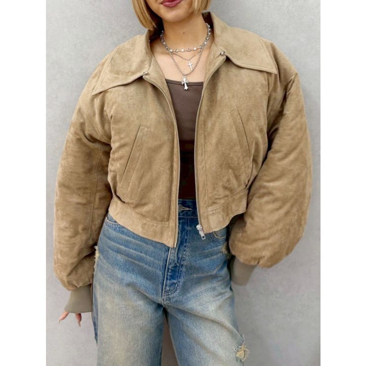 2WAYフェイクスウェードブルゾン | EVRIS | 詳細画像25 