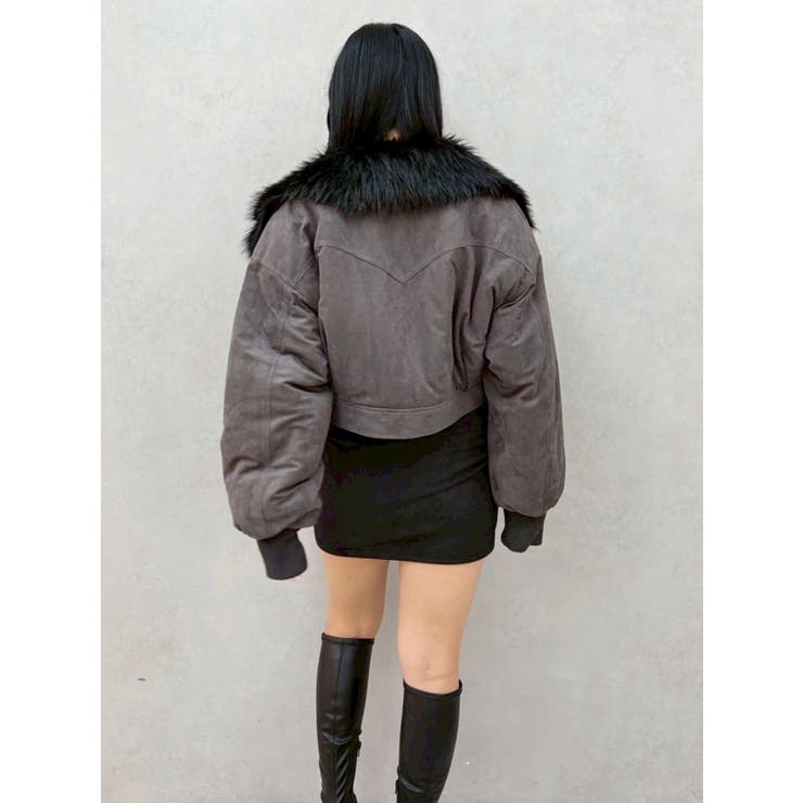 2WAYフェイクスウェードブルゾン | EVRIS | 詳細画像32 