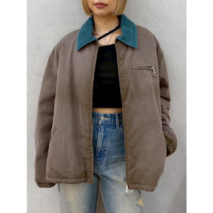 ブラウン | E MOTIF ワークブルゾン | EVRIS