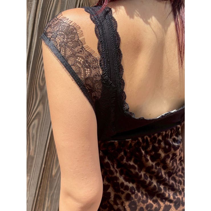 ベロアレースロングワンピース | EVRIS | 詳細画像18 