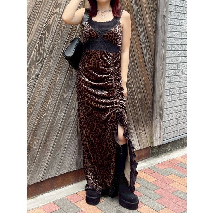 ベロアレースロングワンピース | EVRIS | 詳細画像22 