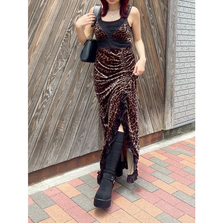 ベロアレースロングワンピース | EVRIS | 詳細画像23 