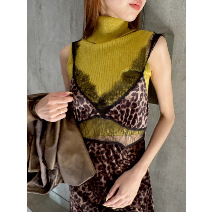 ベロアレースロングワンピース | EVRIS | 詳細画像25 