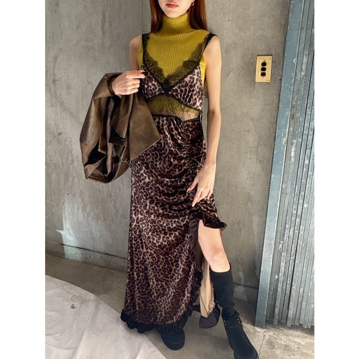 ベロアレースロングワンピース | EVRIS | 詳細画像26 