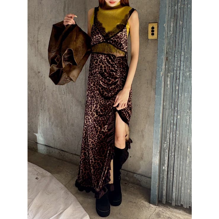 ベロアレースロングワンピース | EVRIS | 詳細画像27 