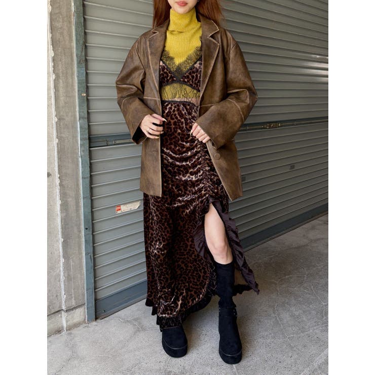 ベロアレースロングワンピース | EVRIS | 詳細画像29 