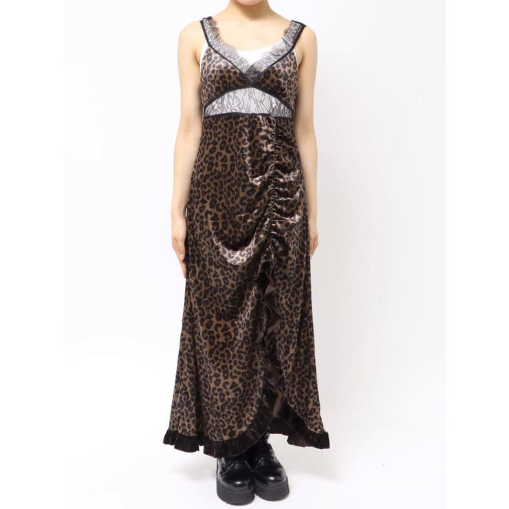 ベロアレースロングワンピース | EVRIS | 詳細画像50 