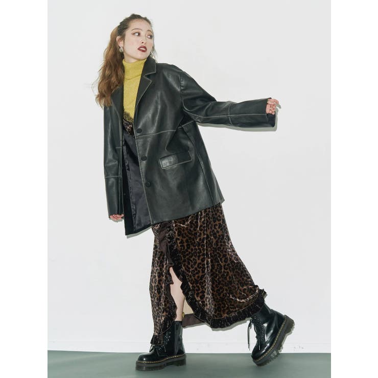 ベロアレースロングワンピース | EVRIS | 詳細画像9 