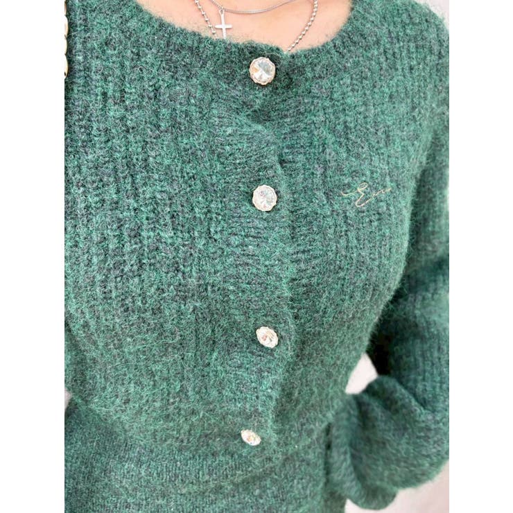 ワンポイントアンサンブルニットワンピ ース カーディガン キャミワンピ セット | EVRIS | 詳細画像13 