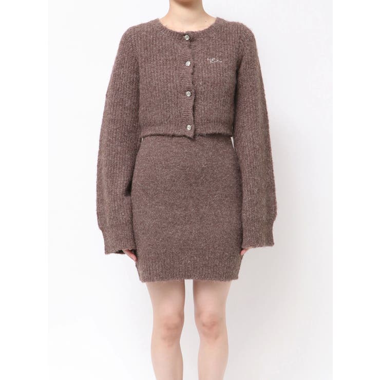 ワンポイントアンサンブルニットワンピ ース カーディガン キャミワンピ セット | EVRIS | 詳細画像38 