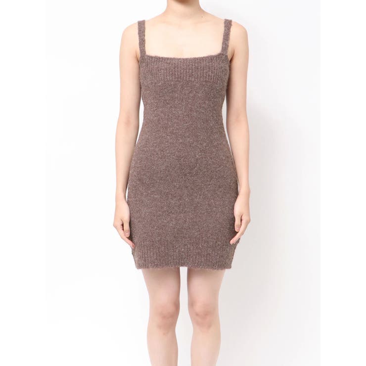 ワンポイントアンサンブルニットワンピ ース カーディガン キャミワンピ セット | EVRIS | 詳細画像45 