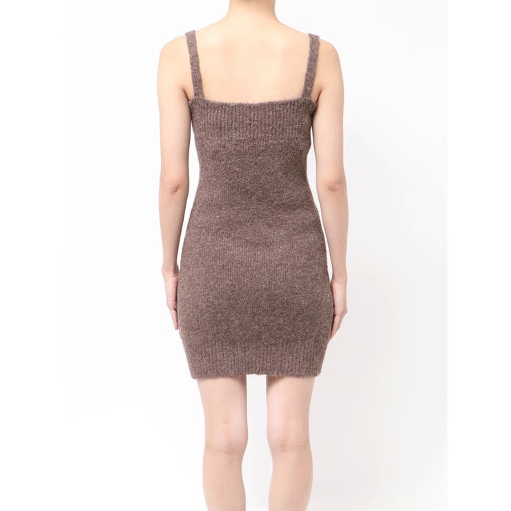 ワンポイントアンサンブルニットワンピ ース カーディガン キャミワンピ セット | EVRIS | 詳細画像46 