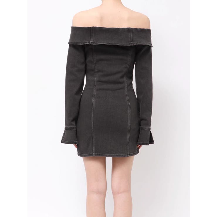 オフショルデニムミニワンピース | EVRIS | 詳細画像29 