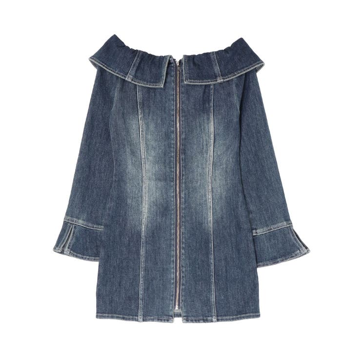 オフショルデニムミニワンピース | EVRIS | 詳細画像38 