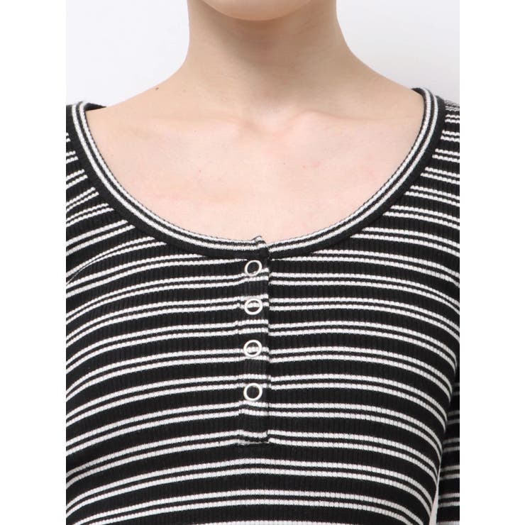 ヘンリーネックカットミニワンピース | EVRIS | 詳細画像10 