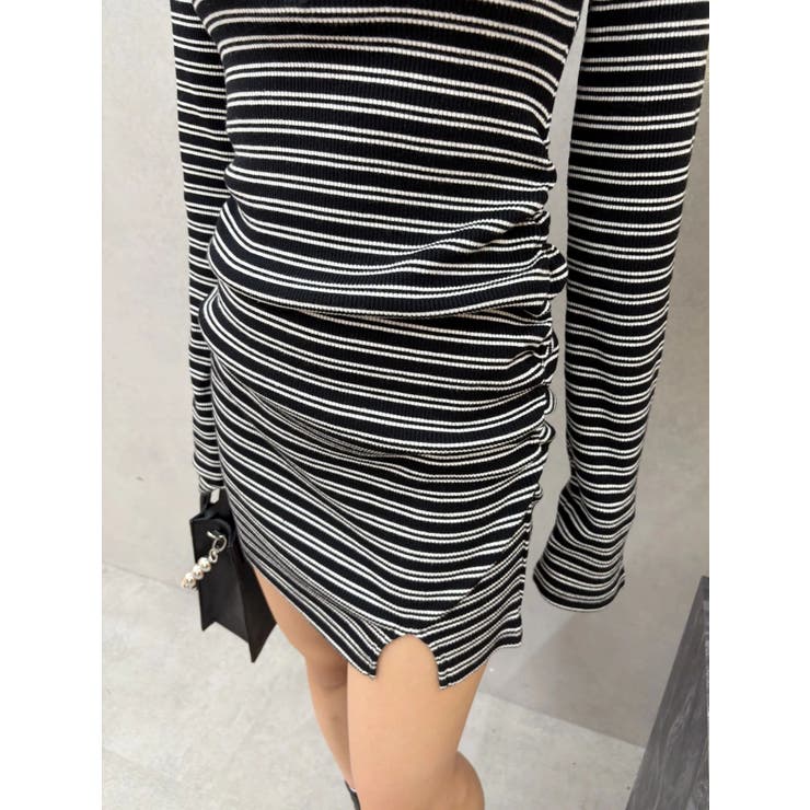 ヘンリーネックカットミニワンピース | EVRIS | 詳細画像9 