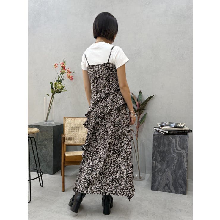 ギャザーアシンメトリーロングワンピース | EVRIS | 詳細画像29 