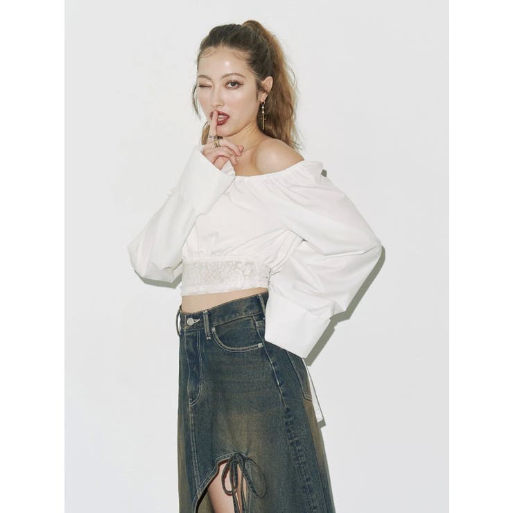 バックリボンブラウス | EVRIS | 詳細画像3 