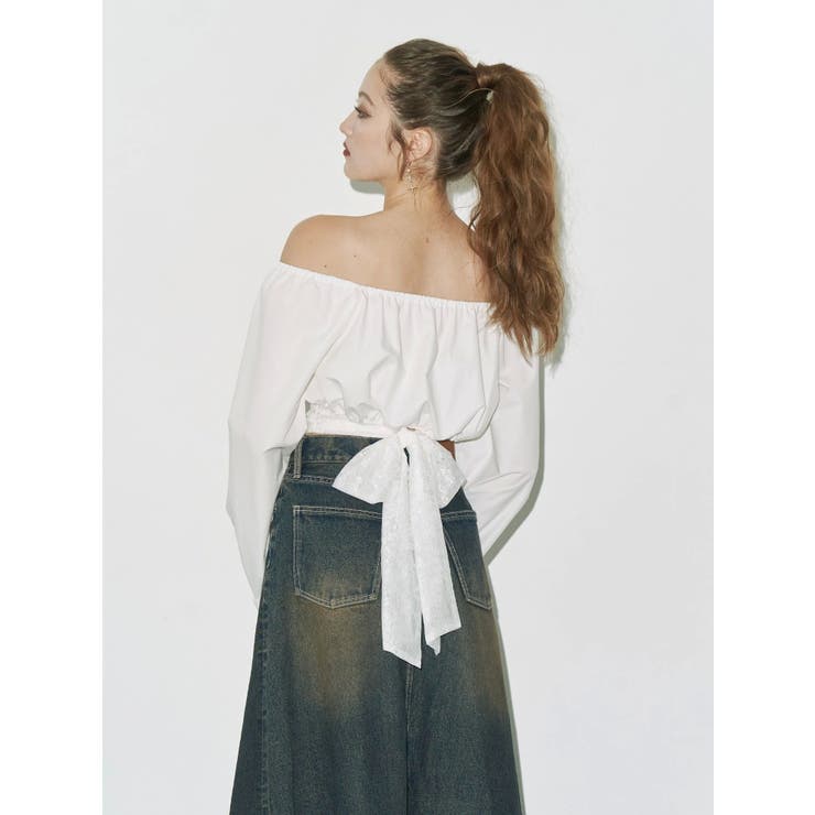 バックリボンブラウス | EVRIS | 詳細画像4 