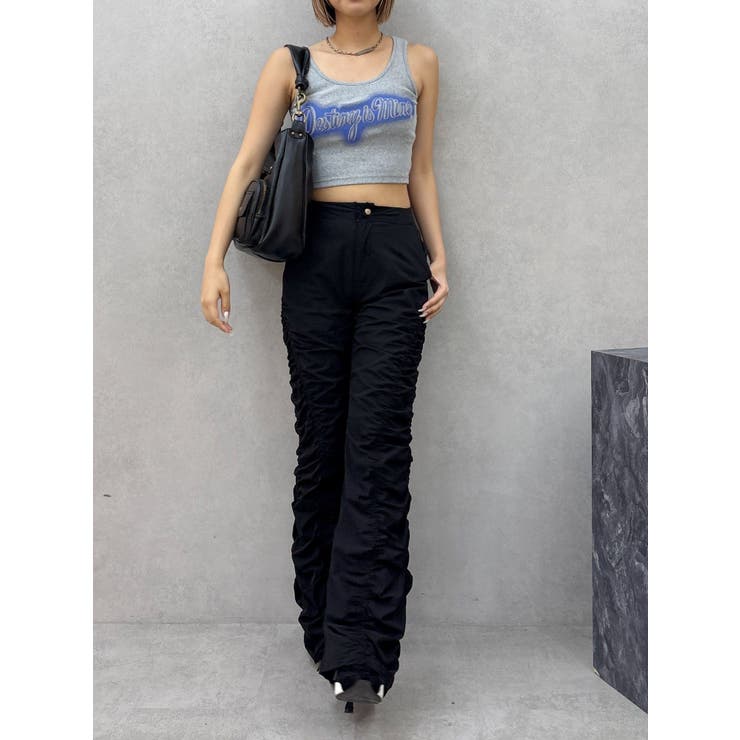 ギャザーフレアパンツ | EVRIS | 詳細画像2 