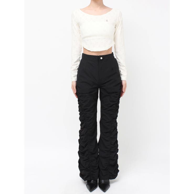 ギャザーフレアパンツ | EVRIS | 詳細画像33 