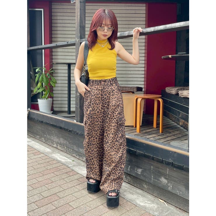 レオパードルーズカーゴパンツ | EVRIS | 詳細画像19 