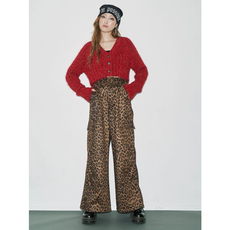 レオパードルーズカーゴパンツ | EVRIS | 詳細画像2 